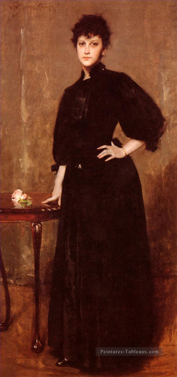 Portrait de Mme C. William Merritt Chase Peintures à l'huile